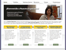 Tablet Screenshot of nuestraesperanza.com